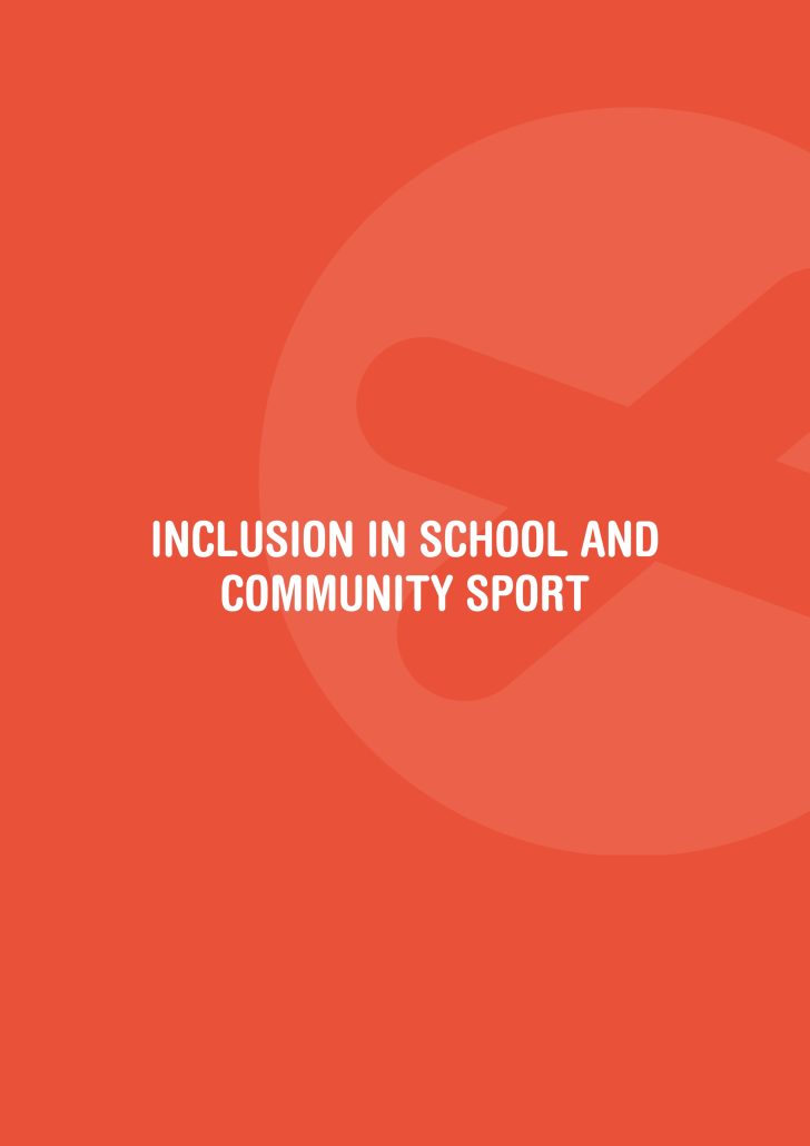 Inclusion In School And Community Sport